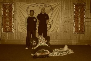 Si Gung Lee Kam Wing und Sifu P. Frömke (Harz 2009)